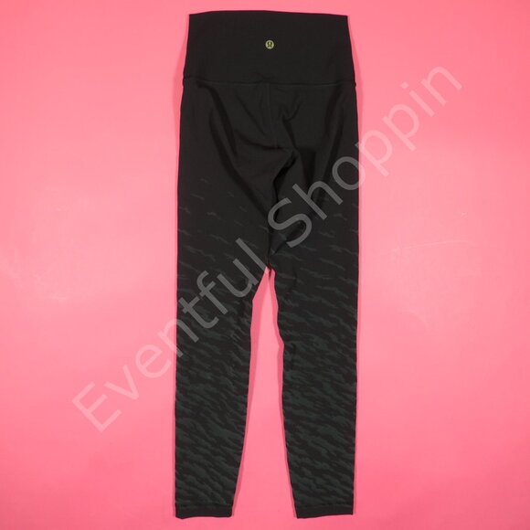 Lululemon Tights Womens 2 Black Wunder Under Lunar New Year High Rise 25 - Picture 3 of 7